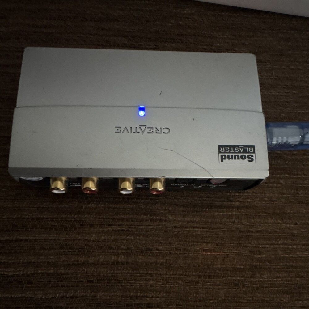 Creative Sound Blaster SB0270 External USB 2.0 Sound Card, Vintage electronic